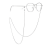 Brillenkette Schlangenkette Silber 3 Stück
