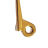 Ohrbügel Gold Braun 1,2 mm 5 Paar