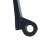 Ohrbügel Schwarz 1,2 mm 5 Paar