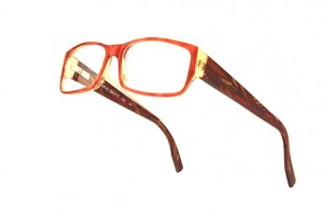 Acetatfassung PEP "Made in Germany" Perlmutt-Orange