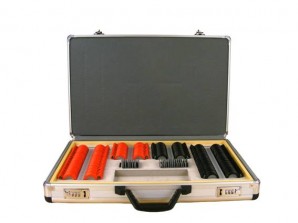 Refraktionskasten "OPTOTEC 090K" 260 Gläser mit Kunststoffrand im Koffer