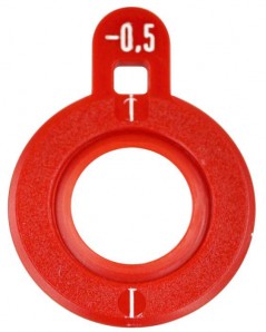 Refraktionsglas Roter Rand -cyl -"Made in Germany"*