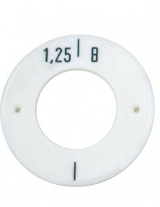 Refraktionsglas Weißer Rand pris -"Made in Germany"*