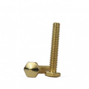 Sechskantschrauben 1,2 mm Gold 25 Stück