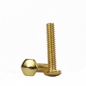 Sechskantschrauben 1,4 mm Gold 25 Stück