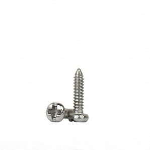 Padschrauben kreuzschlitz 1,0 mm Silber 100 Stück