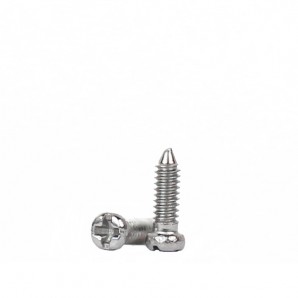Padschrauben kreuzschlitz 1,2 mm Silber 100 Stück