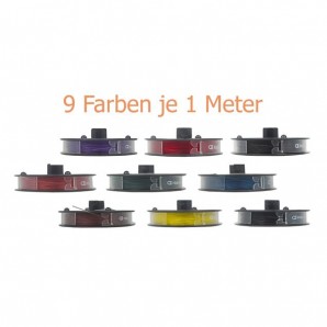 Set Nylorfaden farbig 0,5 mm 9 x 1 m