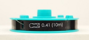 Nylonfaden Doppelprofil 0,41 mm - 10 m Rolle