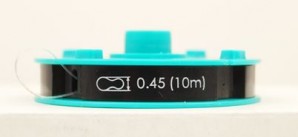 Nylonfaden Doppelprofil 0,45 mm - 10 m Rolle