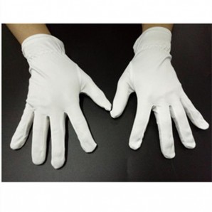 Microfaser Handschuhe weiß „Eco“ Gr. S/M