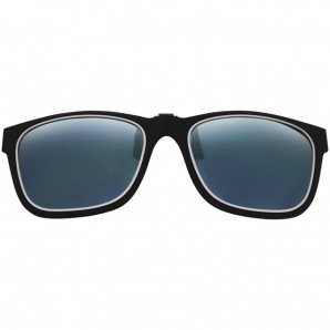 Flip Up Sonnenbrillenclip "Männchen" Grau