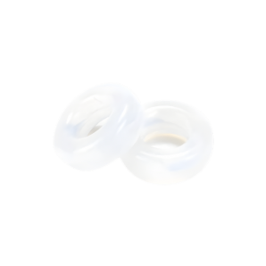 Anti-Rutsch Bügelenden Ringform Farblos 1 Paar