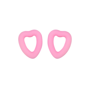 Anti-Rutsch Bügelenden Herz Rosa 1 Paar