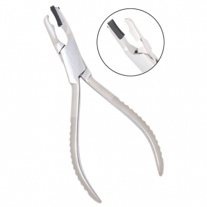 Seitenstegrichtzange "Komfort" mit einer Kunststoffbacke - Schraubsystem