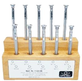 Sortiment "Gewindebohrer(`Made in Germany`) im Holzsockel
