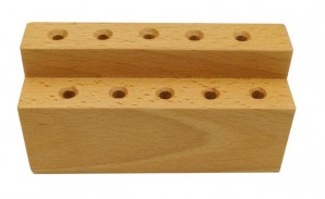 Holzsockel für 10 Gewindebohrer