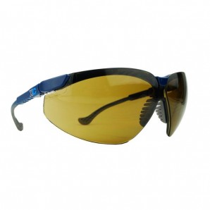 Schutzbrille kratzfest/beschlagfrei mit Braunen Gläsern*