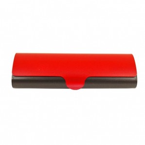 Metalletui „Carsti“ - Rot / Schwarz