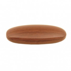 Halbrundetui „Garry“ - Holzfarben Dunkel
