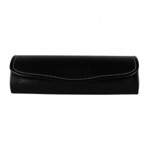 Halbrundetui "Theo" - Schwarz