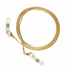 Brillenkette Schlangenkette Gold 3 Stück