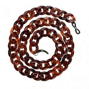 Brillenkette Acryl Braun 2 Stück