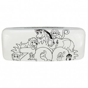 Kinderetui "Nici" zum Ausmalen Zoo