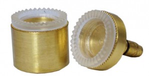 Adaptersatz für kleine Brillengläser 1 Paar für Standard Rillgerät 415.02