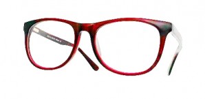 Acetatfassung "classic uni" Weinrot