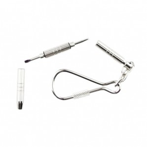 Taschenschraubendreher mit 3 Funktionen Silber 10 Stück