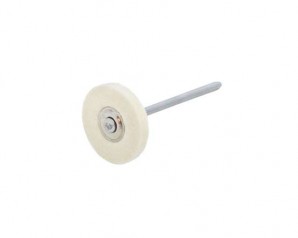 Filzpolierer weich Radform Ø 22 mm 2 Stück