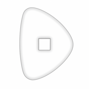 Seitenstege Polycarbonat eckig 14 mm