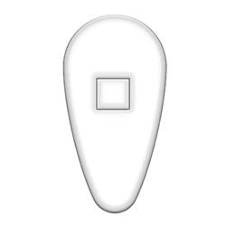 Seitenstege Polycarbonat Tropfen 12 mm