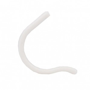 Sportbügelenden klein Bohrung Ø 1,35 mm Weiß 5 Paar