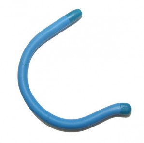 Sportbügelenden klein "F & W" Bohrung Ø 1,35 mm Petrol 1 Paar