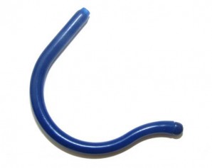 Sportbügelenden klein Bohrung Ø 1,35 mm Blau 5 Paar