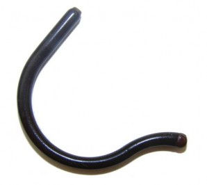 Sportbügelenden klein Bohrung Ø 1,35 mm Braun 5 Paar