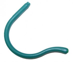 Sportbügelenden klein extraweich Bohrung Ø 1,35 mm Grün 1 Paar