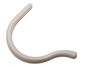 Sportbügelenden klein extraweich Bohrung Ø 1,35 mm Beige 1 Paar