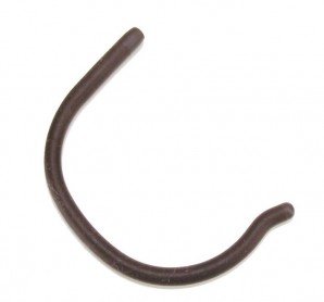 Sportbügelenden groß "F & W" Bohrung Ø 1,35 mm Braun 1 Paar