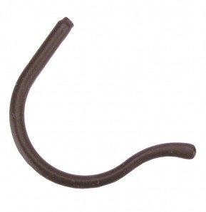 Sportbügelenden klein extraweich Bohrung Ø 0,95 mm Braun 1 Paar