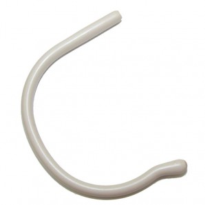 Sportbügelenden groß extraweich Bohrung Ø 1,35 mm Beige 1 Paar