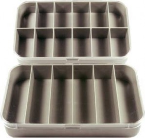 Sortimentskasten Grau 12 Fächer