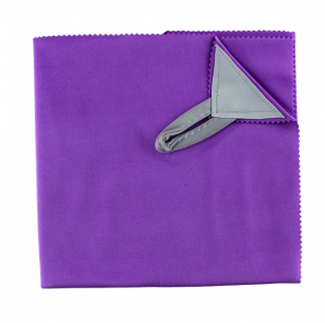 Werkstattreinigungstuch mit Haken - Lila