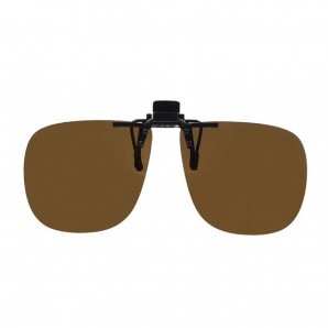 Aufstecker schwenkbar mit Polarisation Braun 12 Stück