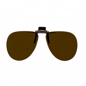 Aufstecker schwenkbar mit Polarisation Braun "Made in USA"