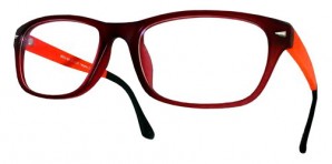 TR-90 Fassung "urban look" - Lila/ Orange