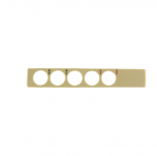 Abgleichleiste mit Entspiegelung mit 5 Gläsern Nullglas