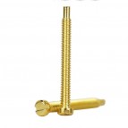 Glasbrillenschrauben 1,2 mm Gold 100 Stück